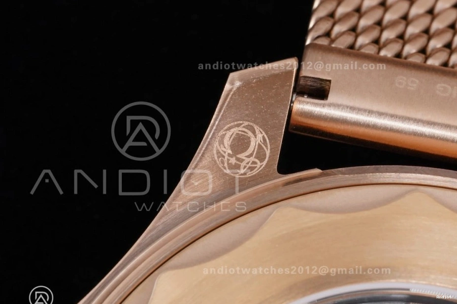 Best VSF Seamaster Mesh Dial Black A8806 Diver Bracelet 300M on Edition Gold Rose 1:1 1230